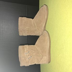 Cozy Tan Suede Boots